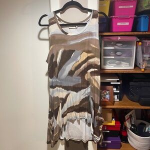 Logo by Lori Goldstein Tunic in Neutral Tones